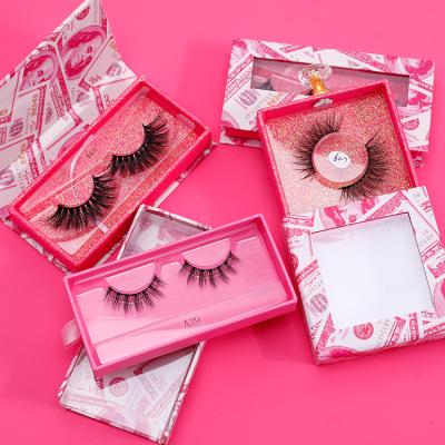 China Strip 3d Mink Lashes Eyelashes False Eyelashes 3D Eyelash Style Cruelty Free Handmade Super Thin Invisible Person for sale