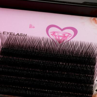 China New Style Soft Natural 0.07 B Black Handmade Curl Eyelash Extension 8-14MM y for sale