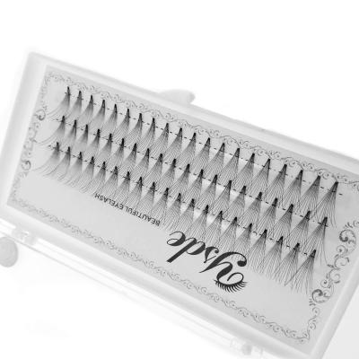 China Wholesale Super Soft Natural Russian Synthetic Individual Eye Lashes Natural Daily Makeup 0.12mm Full-Handmade Extension Long 12mm for sale