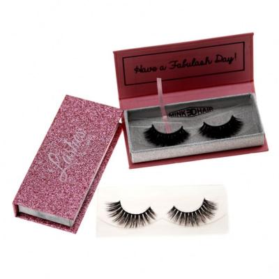 China Natural Soft Korean Quality 3d PBT Natural Silk Fur Eyelashes With Packing for sale