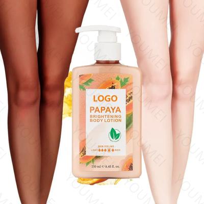 China Wholesale Manufacturer Vitamin E Skin Revitalizer and Papaya Body Spa Custom Brightening Hand Skin Whitening Body Lotion for sale