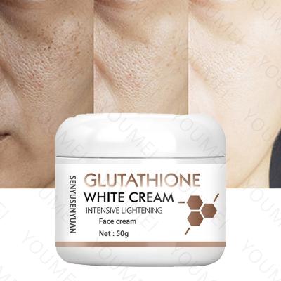 China Wholesale Natural Fast Strong Glutathione Bleaching Facial Pigmentation Whitening Care Whitening Lightening Face Cream For Dark Skin for sale