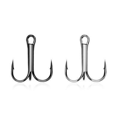 China Wholesale Cheap Barbed Hook Manufacturer Commercial Direct Sales Carbon Steel Treble Hook for sale