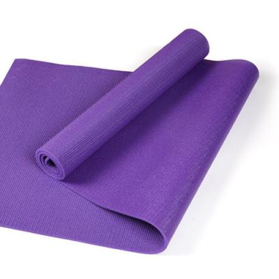 China Promotional Anti-Slip Yoga Mat Eco Friendly Custom Exercise Band Mat Cheap Price In Stock Non-Slip Yoga Pilates for sale