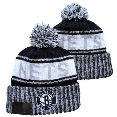 China Beanie Basketball Hat Winter Warm Elasticity Knitted Embroidered High Quality Cheap Wholesale Antibacterial USA All Team Hats For Women Men for sale