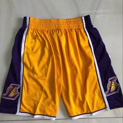 China Mesh Pants Sportswear Basketball Shorts Comfortable Antibacterial Mens Basketball Shorts Embroidery Basketball for sale