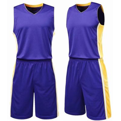 China OEM Antibacterial Basketball Tank Top And Shorts Custom Make Basketball Set Of Your Own Sportswear Mens Styles for sale