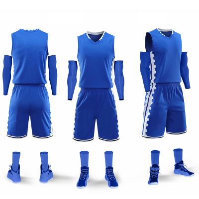 China OEM High Quality Antibacterial Basketball Tank Top And Shorts Quick Dry Comfortable Design Your Own Sportswear Set for sale