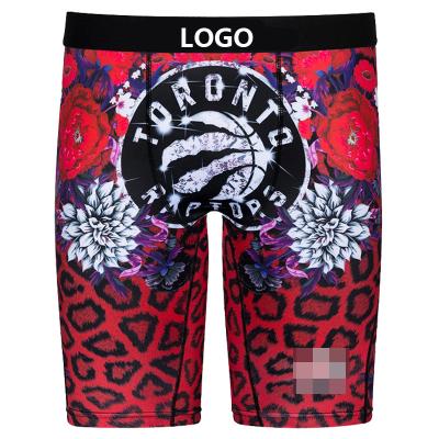 China New Design Antibacterial Graffiti Art Man Breathable Comfy Underwear Styles Underwear Shorts Polyester for sale