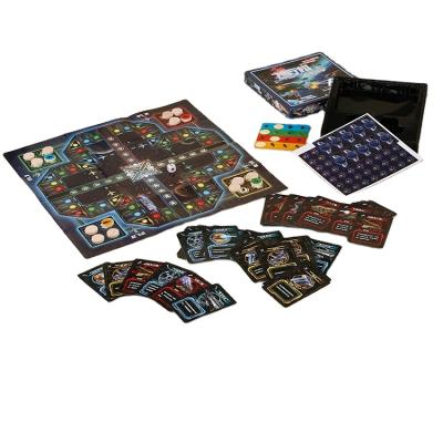 China Popular High Quality Creative Party Game Eco-friendly Custom Pieces Board Game Make for sale