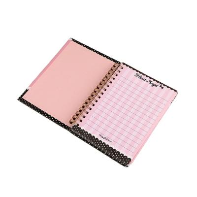 China Fashion Spiral Hardcover School Hardcover Ambient Subject Premium Notebook for sale