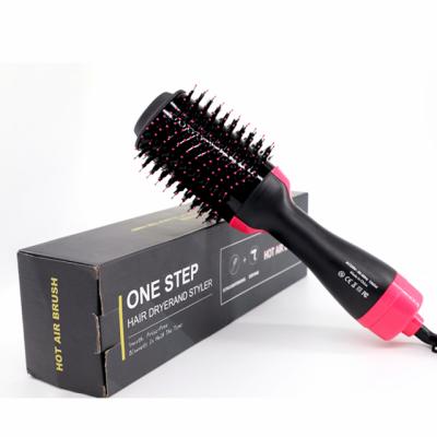 China Ionic 3 In 1 Hair Styling Straightener One Step Hair Dryer Brush Hair Comb For Woman for sale