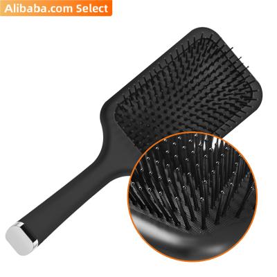 China Home Barber Shop Private Label Airbag Comb Massager Hair Salon Black Black Air Cushion Brush for sale