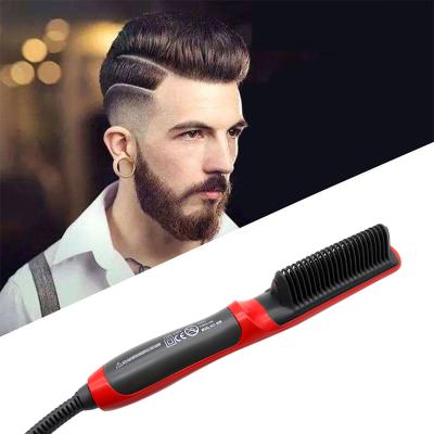 China Outdoor Beard Straightener Comb, Electric Hair Straightener Comb For Men Beard Hair for sale