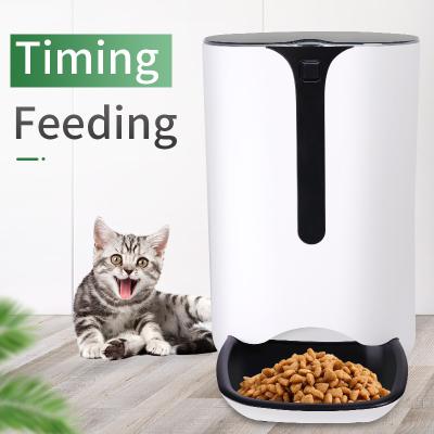 China Automatic Automatic Pet Synchronized Feeder Feeder Pet Camera Treat Feeder Smart Pet Food Dispenser for sale