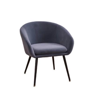 China Other Modern New Arrival Soft Fabric Living Room Wing Chic Velvet Chair for sale