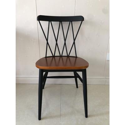 China Other Used Solid Dining Cane Furniture Vintage Ash Solid Wood Restaurant Chair for sale