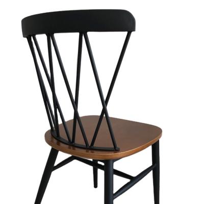 China Dining chair resin outdoor crossback chair from china factory for sale