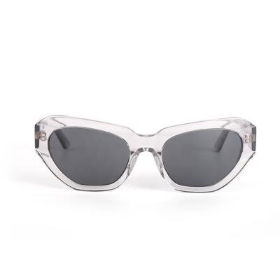 China Fashion Sunglasses Retro 1970s Men Women Glass Cateyes Oversized PC Sunglasses for sale