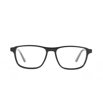 China Common Eyewear Oversized Reading Glasses Rectangle PC Black Reading Glasses Optical Frames for sale