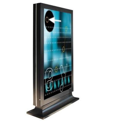 China 82inch openlucht Digitale Signage Stofdichte Waterdichte Vloer Bevindende Vertoning Te koop