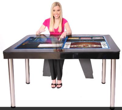 China Club LCD Multi Touch Table 32inch WIFI Digital Signage 1280x1024 with 6 Point for sale