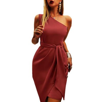 China New Arrival Fashion Anti-Static Mesh Splicing Slim Warp Hip Split Career Dress Ladies Formal Dresses Women Office Dress for sale