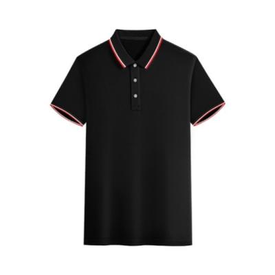 China OEM Polyester Blank Golf T-shirts Anti-pilling Custom Plus Size Men's Custom Print T-shirt Tees Logo Polo Shirts for sale