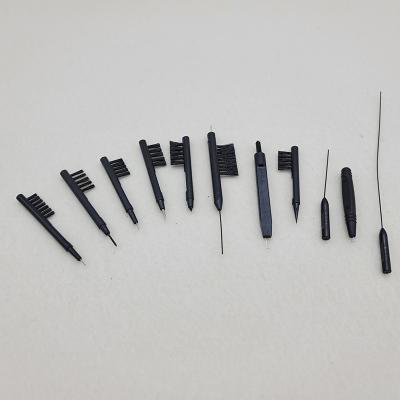 China Eco-friendly Audifons Multifunctional Plastic Black Hearing Aid Small Clean Brush for sale