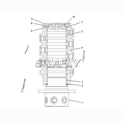 China SWAFLY Machinery Repair Shops New Machinery Spare Part 1624694 Seal Ring For 307 307B 307C 308C Diesel Excavator For Sale for sale