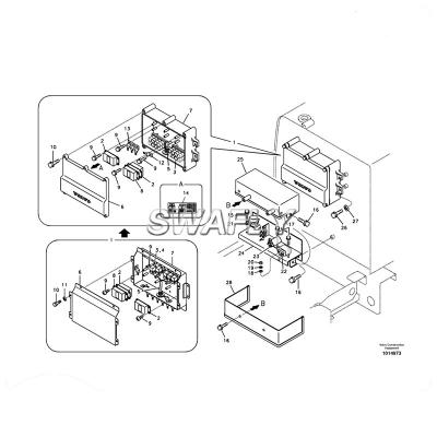 China Machinery repair shops SWAFLY VOE 14521282 14507574 electrical relay box EC290B EC330B spare parts for sale