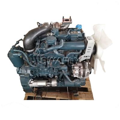 China SWAFLY Excavator New For Kubota Mini Engine Is V3307-DI-T-ET02 With Complete Turbo Engine V3307-T Engine Assy for sale