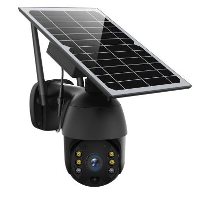 China NIGHT VISION Solar Panels 2mp Dome Outdoor Waterproof Dome Wifi Network Camera Night Vision Security Surveillance for sale