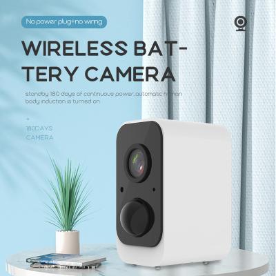 China Newest 1080P Mini Wifi Low Powered Battery Night Vision Two Way Audio Wireless Network Camera for sale