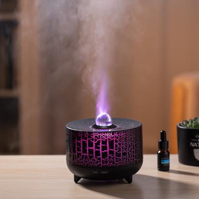 China Household Timer and Waterless Auto-Off Multiple Mist Modecrack Crack Aromatherapy Diffuser Ultrasonic Essential Oil Volcano Diffusers for sale