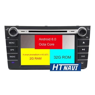 China 8 Inch GPS Dual Din Car Multimedia Player FM Radio 8 Core For Android 7.1 Fast 2005-2010 GPS Navigation for sale