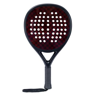 China Carbon Fiber Custom Padel Rackets  Carbon Fiber Beach racket 3K 12K 18K CARBON FACE OEM/ODM  Tennis racket EVA Padel Racket for sale