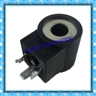 China DIN43650 Hydraulic Solenoid Coil Tube Φ13 High 37.7mm 20.5W Electric Circuits DC12V DC24V for sale