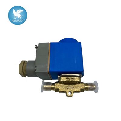 China Danfoss Solenoid Valve EVR3 EVR6 EVR10 EVR15 Flare connections Thread With coil 032F8110 032F8074 032F8092 032F8103 Te koop