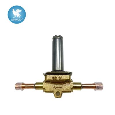 China ODF Solder connections Danfoss Refrigeration Solenoid Valve EVR3/6/10/15/20/25/32/40 for Air Conditioning Cold storage Te koop