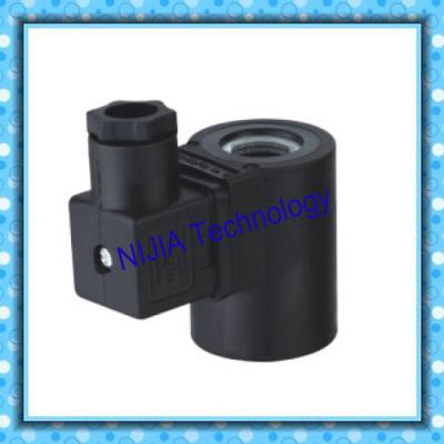 China Hydraulic solenoid coil DIN43650A 24VDC DC19W inner hole 14mm high 50mm for sale