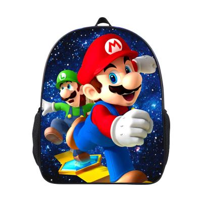 China Wholesale Waterproof Super Mario Series Cartoon Character School Bags for sale