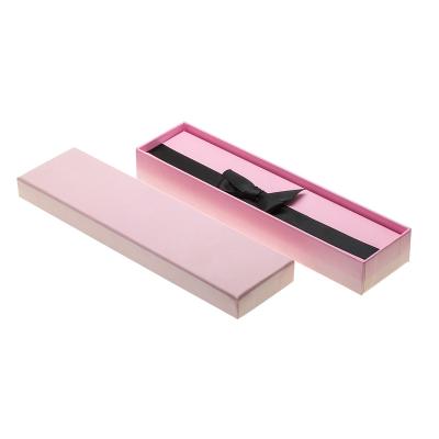 China Recyclable custom logo high quality double layer lid rose boxes packaging pen gift box and low box with bowknot for sale