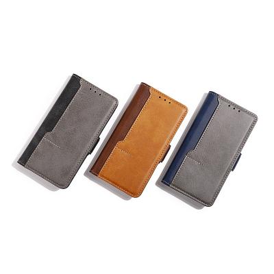 China Card Insert Wallet PU Top Grain Leather Shockproof Phone Case For Iphone 11 Max 12 13Pro Case for sale