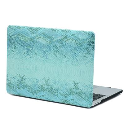 China Luxury Snake Leather PU Leather Cover For Macbook Pro 16