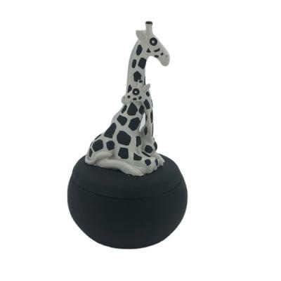 China Handmade Antique Imitation Window Display Figurine Giraffe Resin Fiberglass Resin Statue Giraffe Outdoor Garden Home For Decor for sale