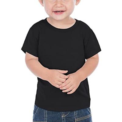 China 2021 High Quality 100% Cotton O-Neck Wholesale Plain High Quality 100% Anti Shrinkage Kids Short Sleeve Boys T-shirts Masks T-shirt For Kids for sale