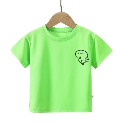 China Boys Anti-Shrink 2021 Summer Fancy T-shirt Boys Sleeve T-shirt Kids Clothes Korean Style Cotton Kids Short Sleeve Anti-Shrink White Custom Made for sale