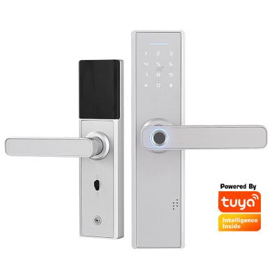 China Waterproof hotel residence door lock hotel lock system card wifi smart door smart lock door for sale