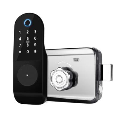 China New Apartment OEM Customized High Quality Fingerprint Keyless Remote To Open Smart Slim Smart Lock for sale